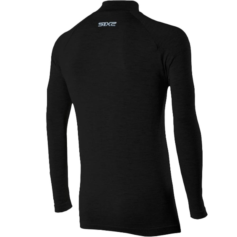 Camiseta térmica de manga larga SIXS TS3 MERINOS negra