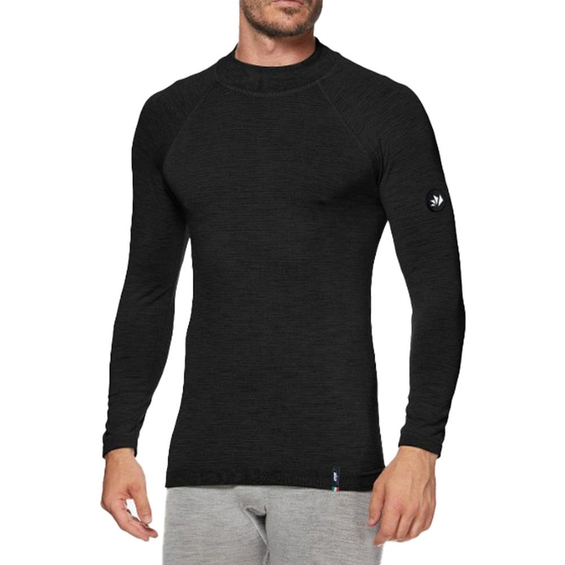 Camiseta térmica de manga larga SIXS TS3 MERINOS negra