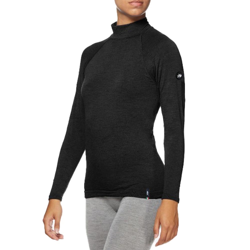 Camiseta térmica de manga larga SIXS TS3 MERINOS negra