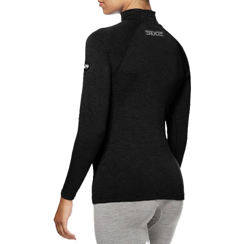 Camiseta térmica de manga larga SIXS TS3 MERINOS negra