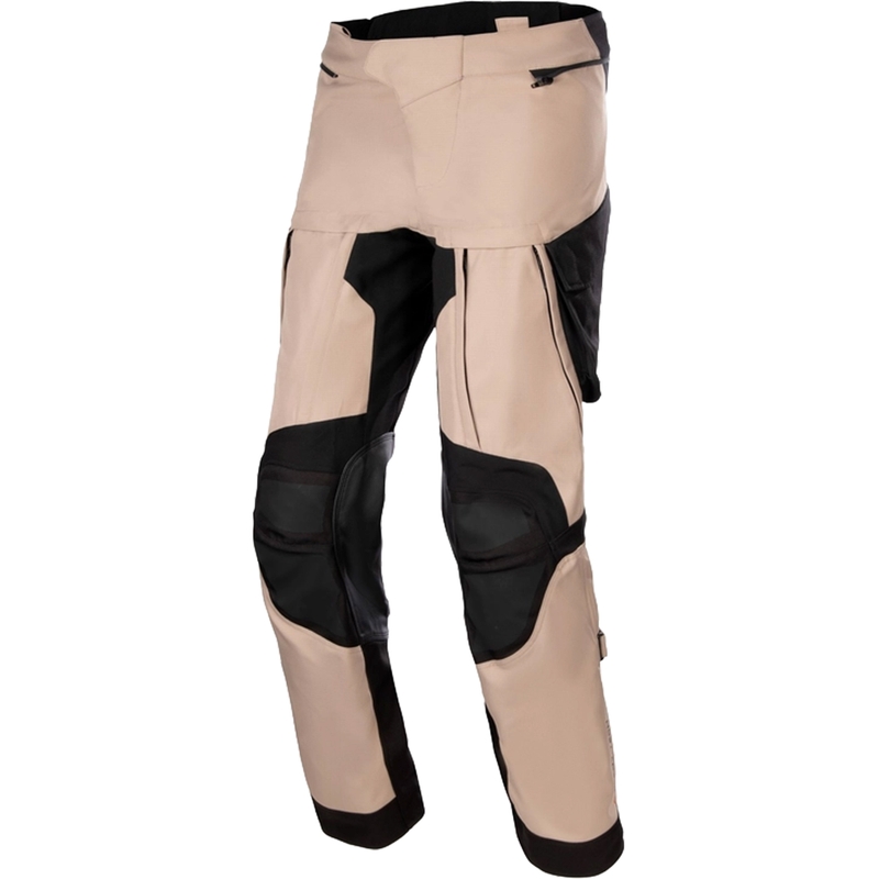 Pantalones de moto Alpinestars Halo Drystar color caqui y negro