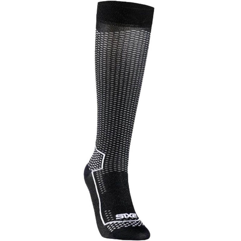 Calcetines funcionales hasta la rodilla SIXS LONG V3 negro carbono
