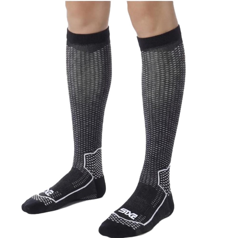 Calcetines funcionales hasta la rodilla SIXS LONG V3 negro carbono