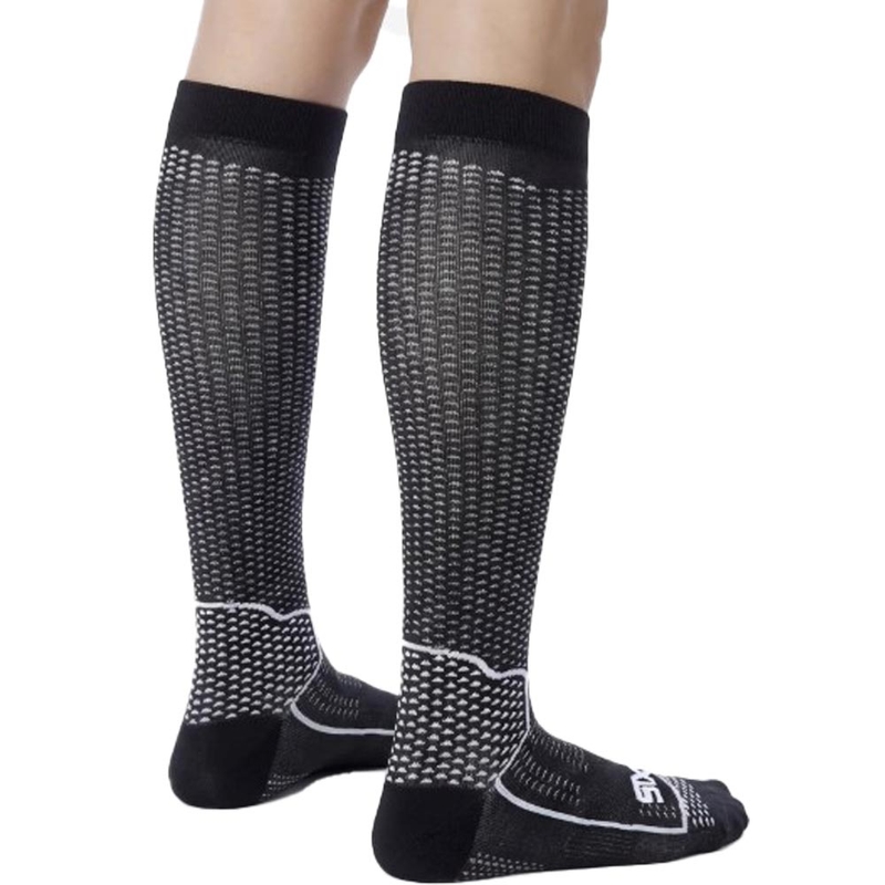 Calcetines funcionales hasta la rodilla SIXS LONG V3 negro carbono