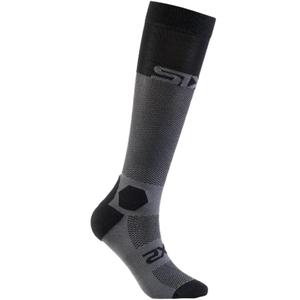 Calcetines funcionales hasta la rodilla SIXS LONG RACING V2 negro-gris