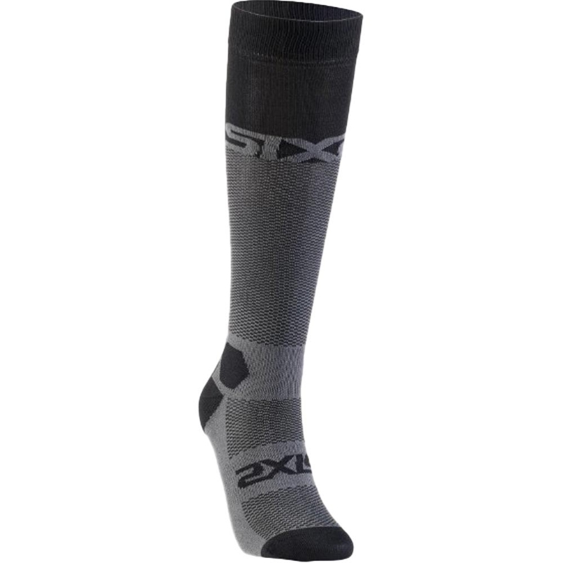 Calcetines funcionales hasta la rodilla SIXS LONG RACING V2 negro-gris