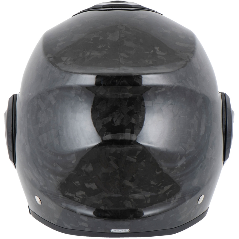 Casco de moto abatible Scorpion EXO-TECH EVO ONYX CARBON Solid, color negro.