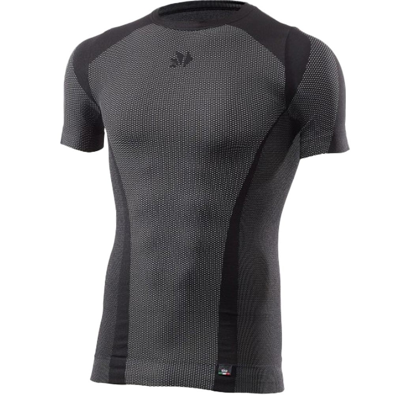 Camisa funcional de manga corta SIXS TS1 V2 color negro carbón