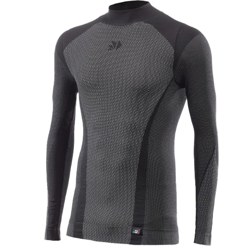 Camiseta funcional de manga larga SIXS TS3 V2 negro carbono