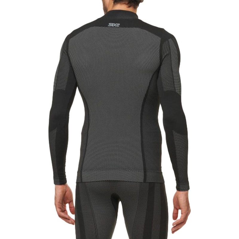 Camiseta funcional de manga larga SIXS TS3 V2 negro carbono