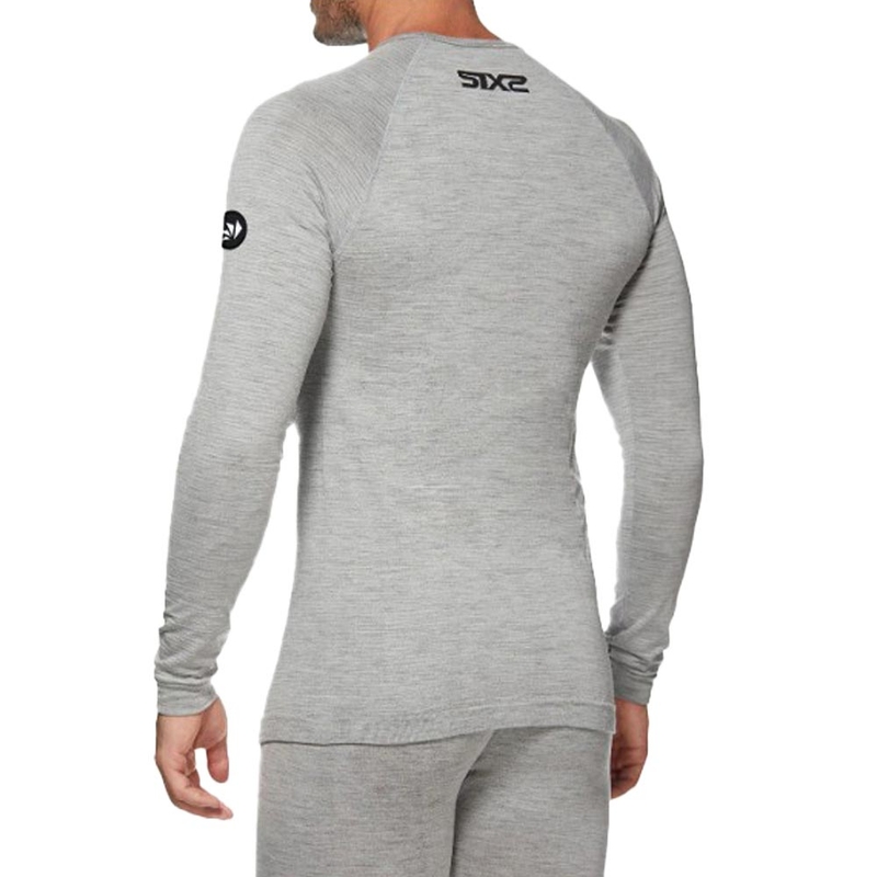 Camiseta térmica de manga larga SIXS TS2 MERINOS gris