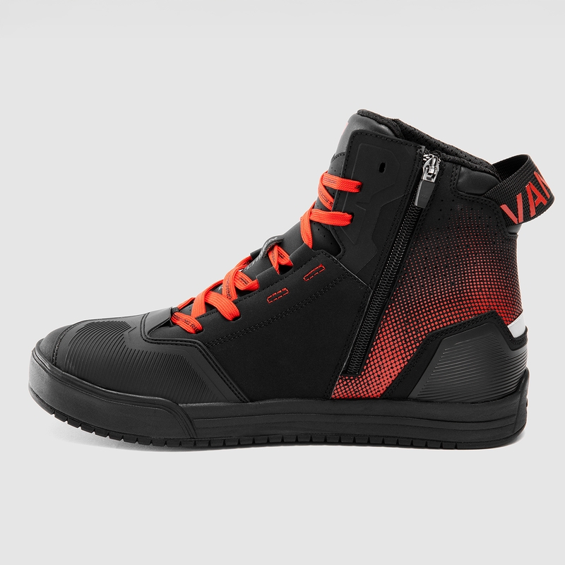 Botas de moto Rebelhorn Vandal II negras y rojas