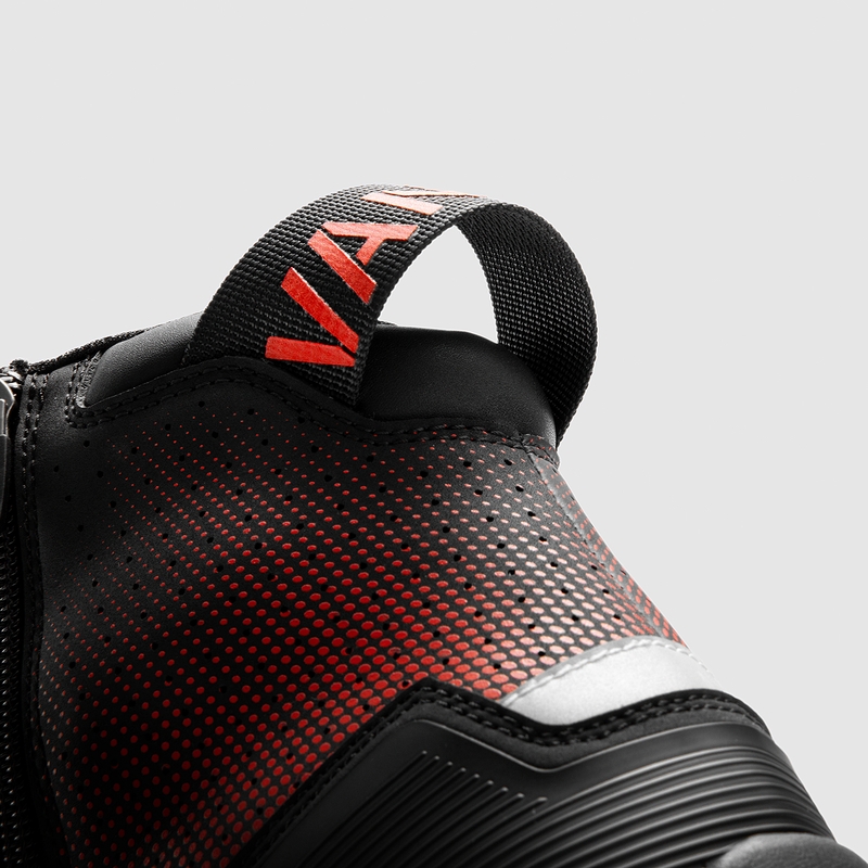 Botas de moto Rebelhorn Vandal II negras y rojas