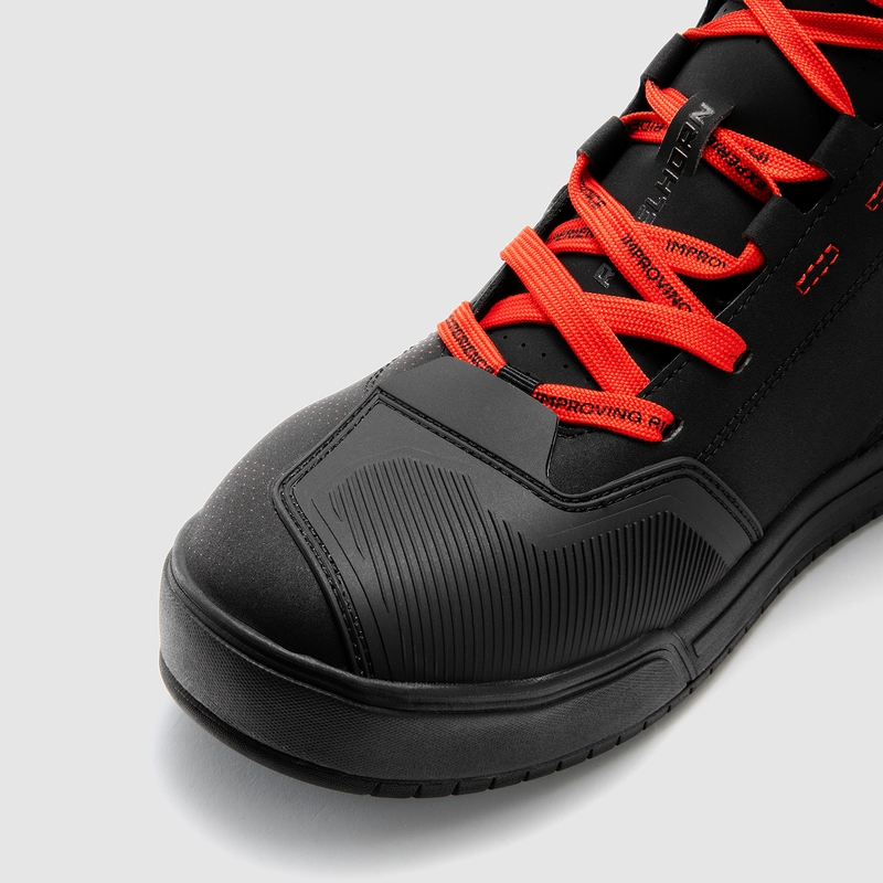 Botas de moto Rebelhorn Vandal II negras y rojas