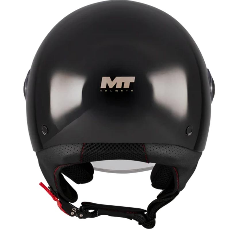 Casco de moto jet MT Street S Pure A1 negro