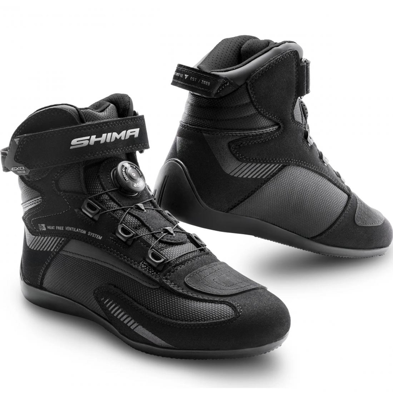 Botas de moto Shima Exo negras