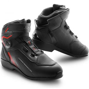 Botas de moto Shima Enzo Air negras y rojas