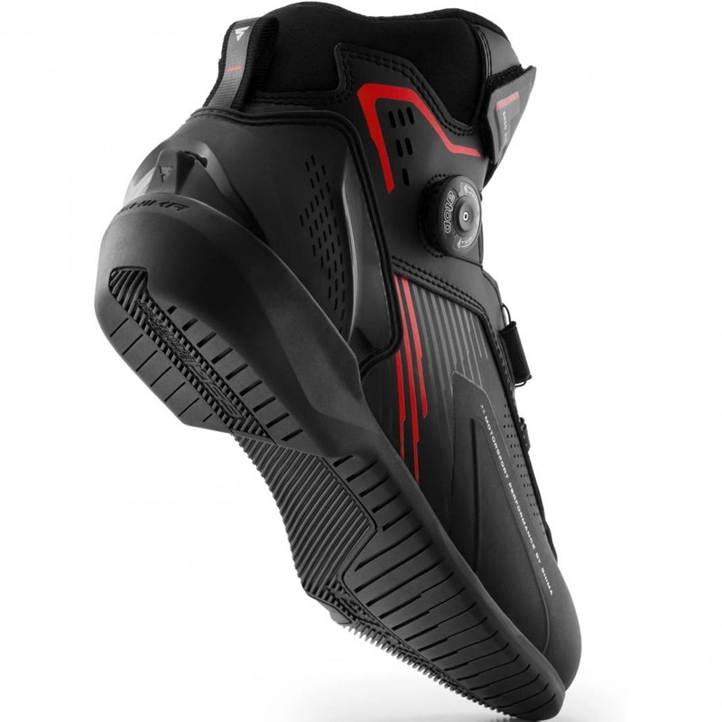 Botas de moto Shima Enzo Air negras y rojas