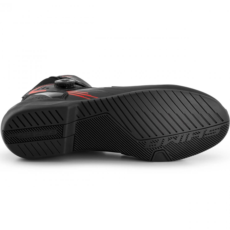 Botas de moto Shima Enzo Air negras y rojas