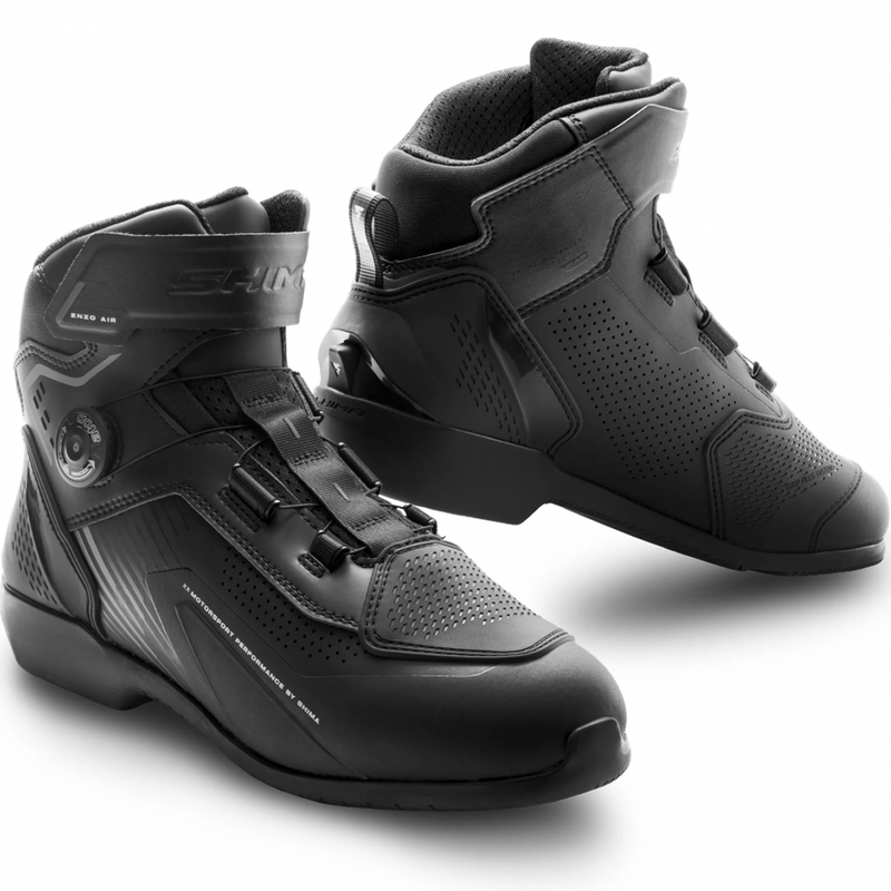 Botas de moto para mujer Shima Enzo Air negras
