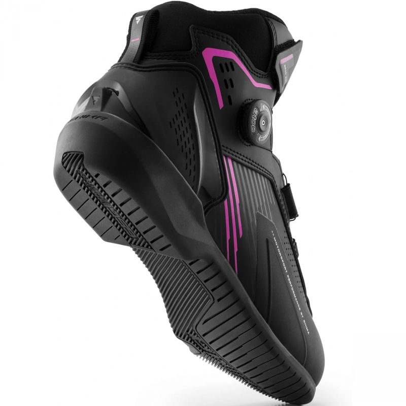 Botas de moto para mujer Shima Enzo Air negro-rosa