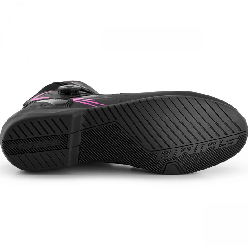 Botas de moto para mujer Shima Enzo Air negro-rosa