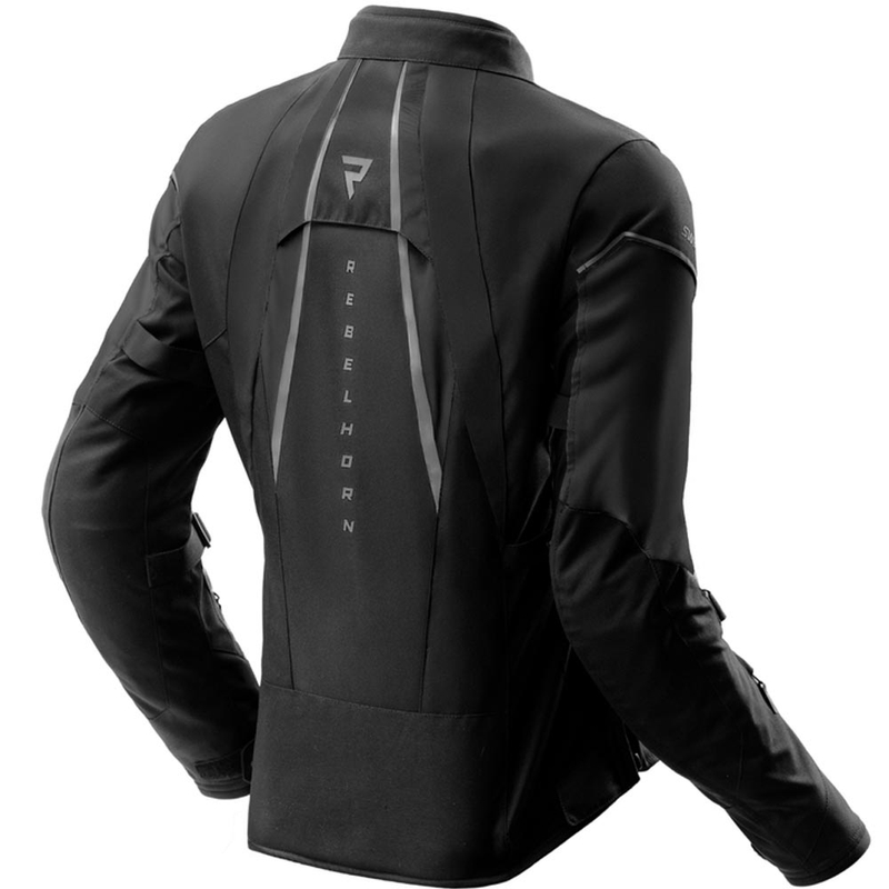 Chaqueta de moto para mujer Rebelhorn Swift negra