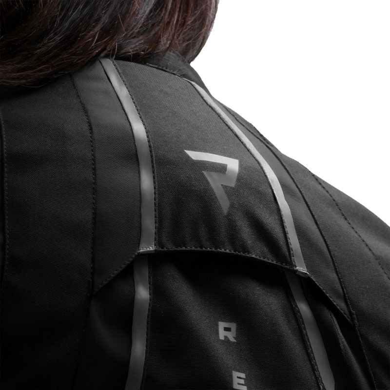 Chaqueta de moto para mujer Rebelhorn Swift negra