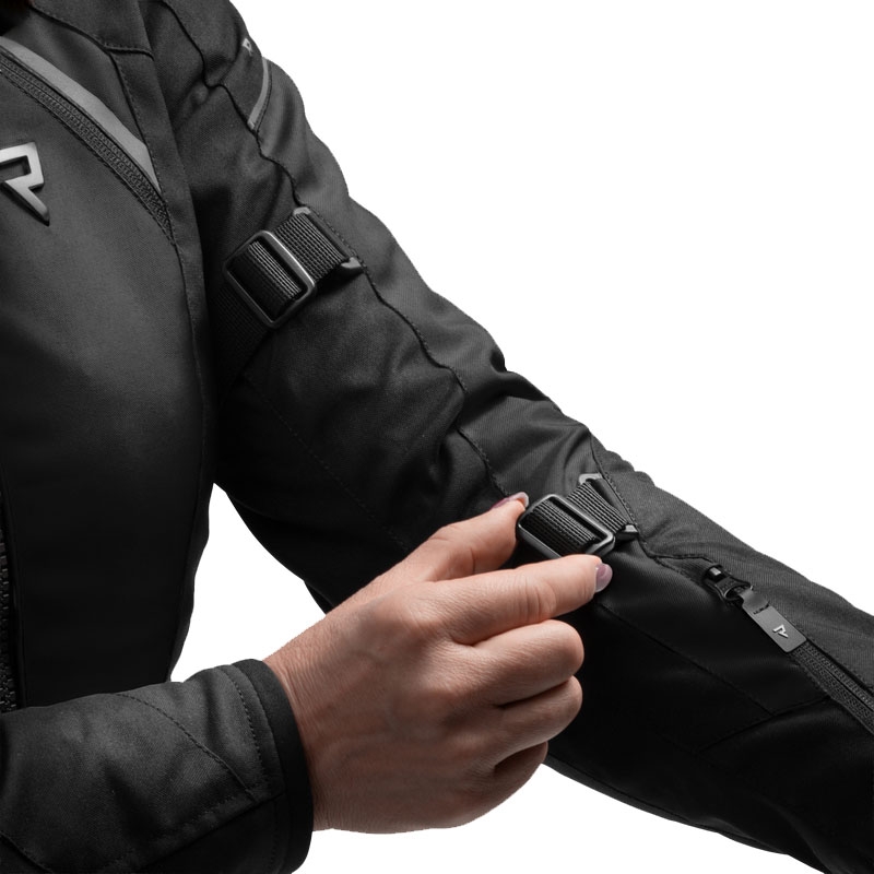 Chaqueta de moto para mujer Rebelhorn Swift negra