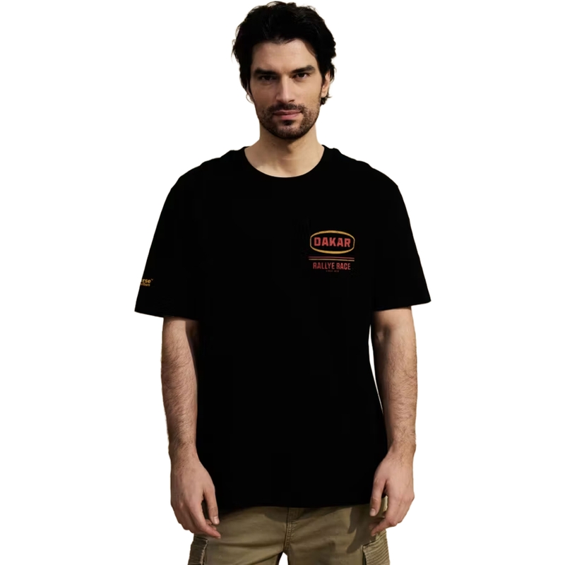 Camiseta negra Dakar Breakdown