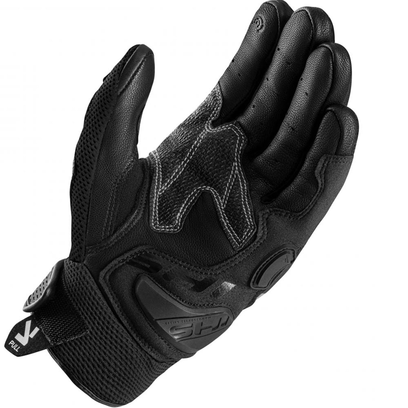 Guantes de moto Shima Spark 3.0, color negro y rojo.