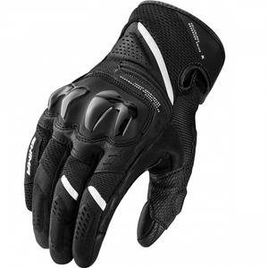 Guantes de moto Shima Spark 3.0, color negro y blanco.