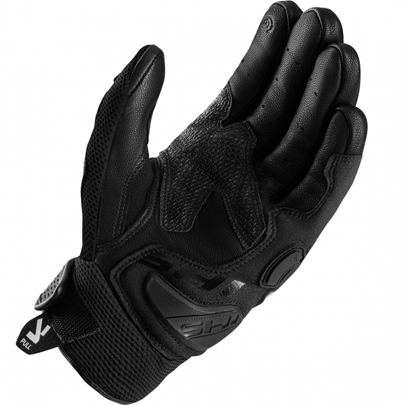 Guantes de moto Shima Spark 3.0, color negro y blanco.