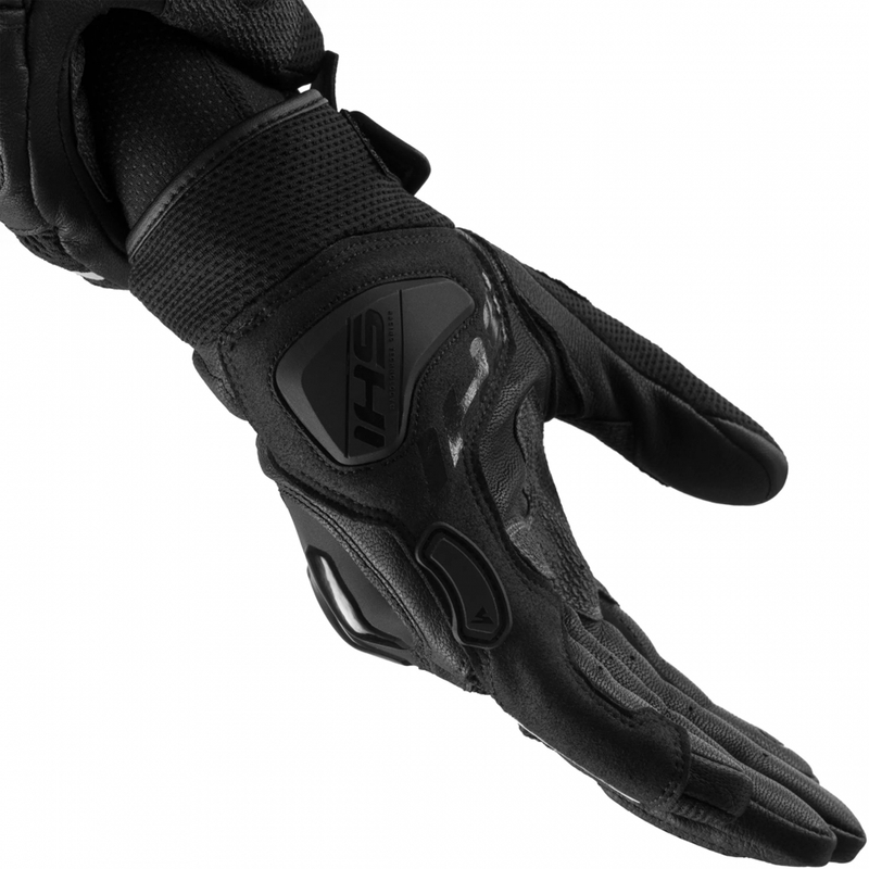 Guantes de moto Shima Spark 3.0, color negro y blanco.