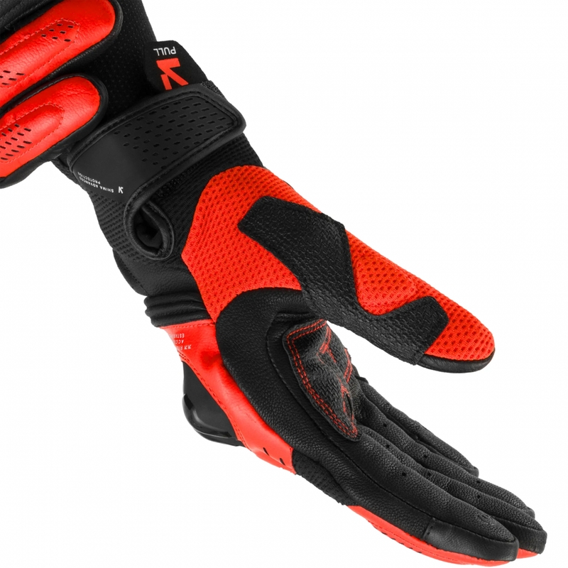 Guantes de moto Shima Spark 3.0 rojo flúor