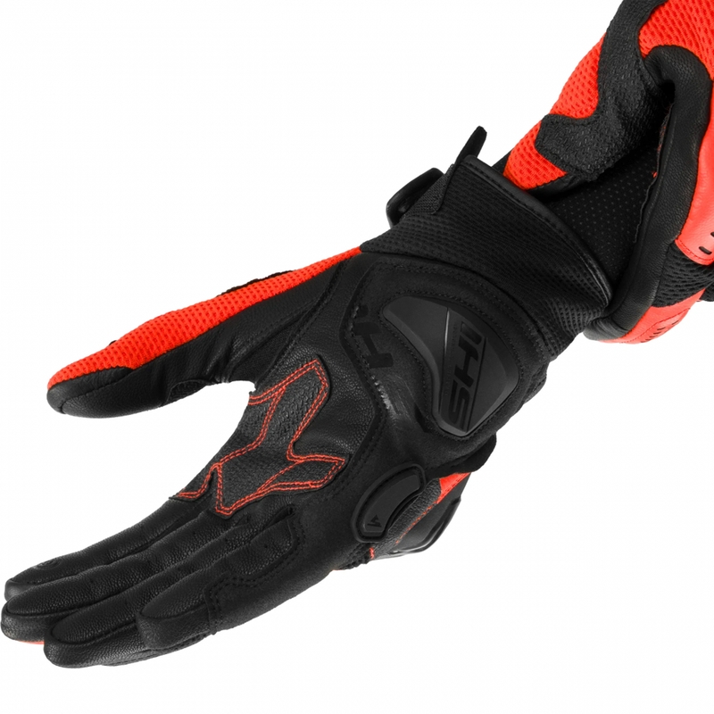 Guantes de moto Shima Spark 3.0 rojo flúor