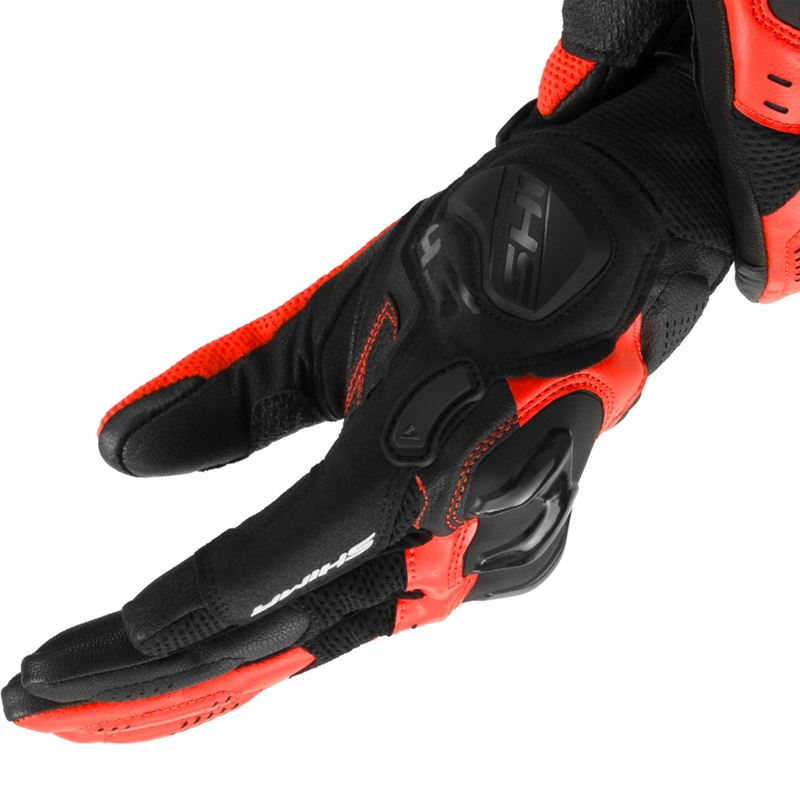 Guantes de moto Shima Spark 3.0 rojo flúor