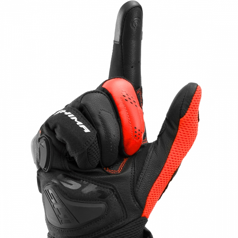 Guantes de moto Shima Spark 3.0 rojo flúor