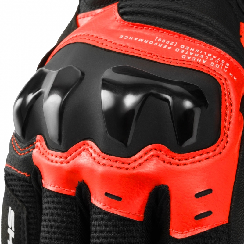 Guantes de moto Shima Spark 3.0 rojo flúor