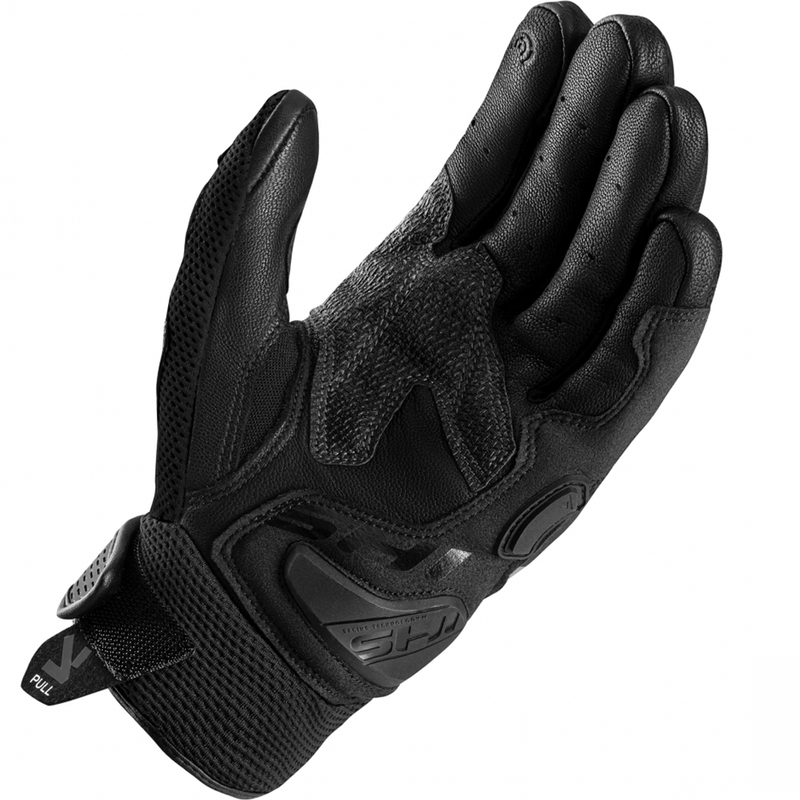 Guantes de moto para mujer Shima Spark 3.0, color negro y blanco.