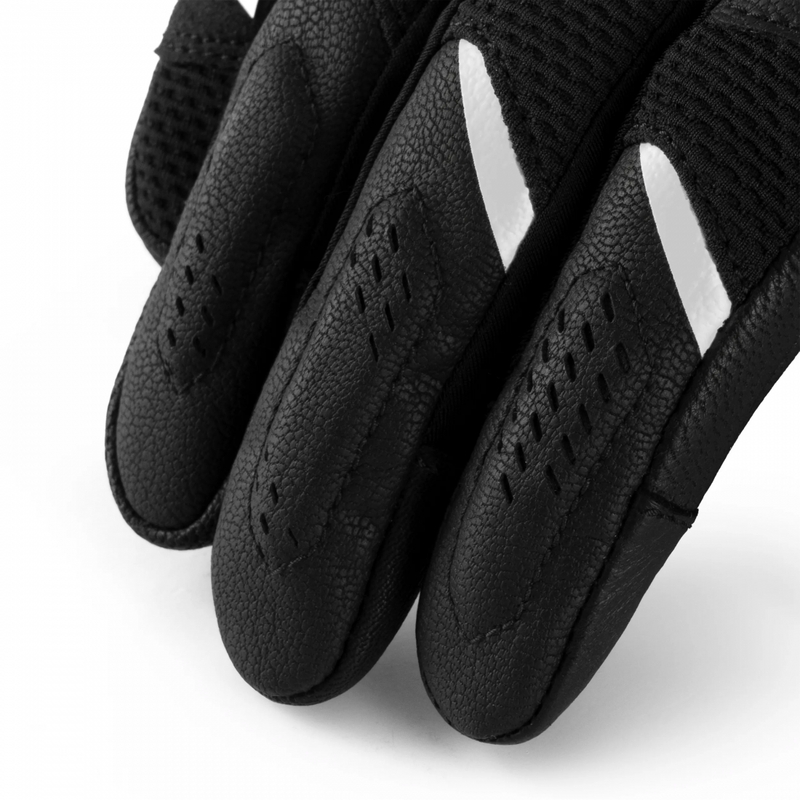Guantes de moto para mujer Shima Spark 3.0, color negro y blanco.