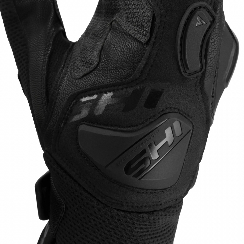 Guantes de moto para mujer Shima Spark 3.0, color negro y blanco.