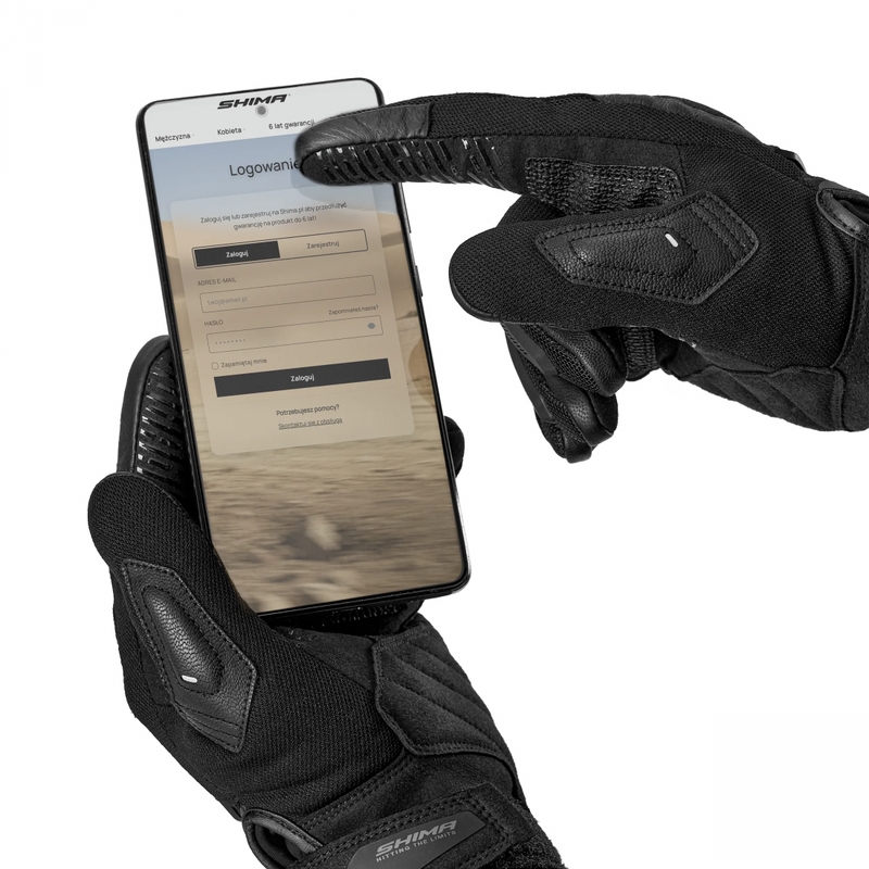 Guantes de moto Shima Blaze 3.0 negros