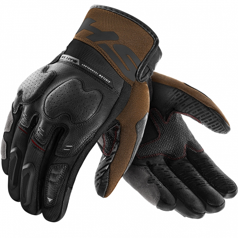 Guantes de moto Shima Blaze 3.0 marrones