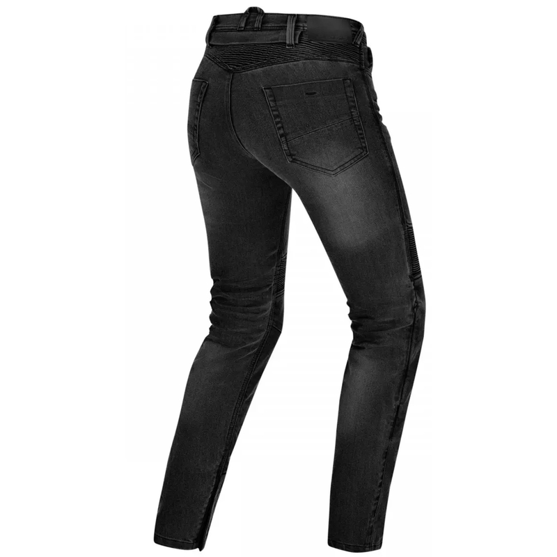 Pantalones vaqueros de moto largos para mujer Shima Zenith negros
