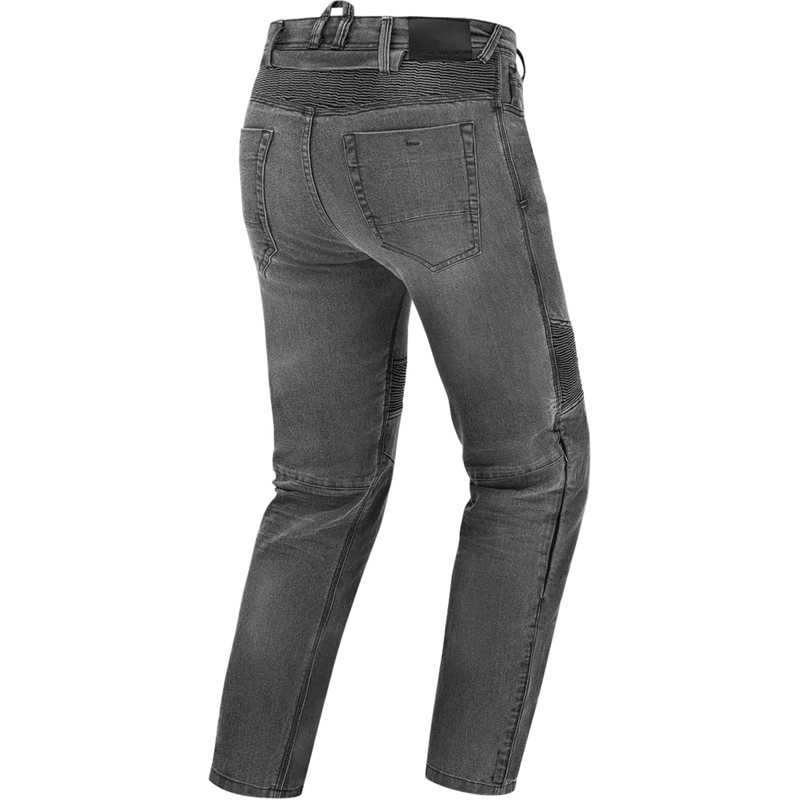 Pantalones vaqueros de moto Shima Zenith grises de caña larga.