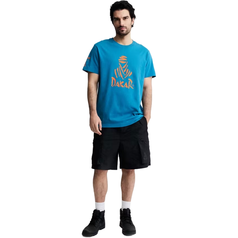 Camiseta azul con el logo del Dakar 263