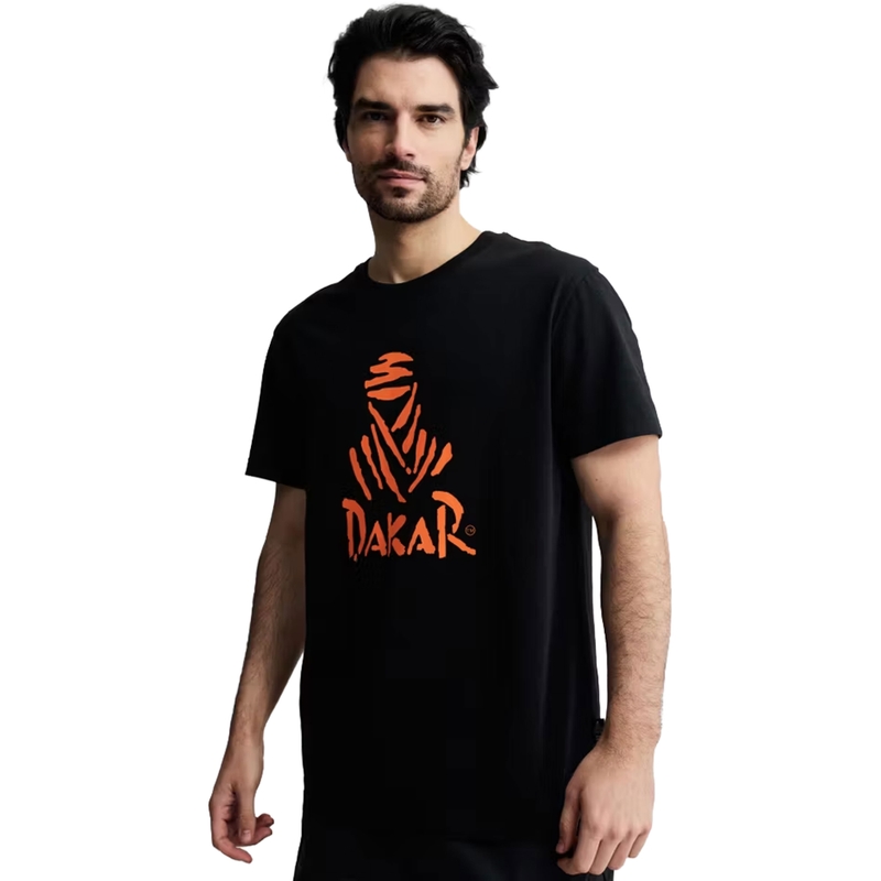 Camiseta negra con el logo del Dakar 263
