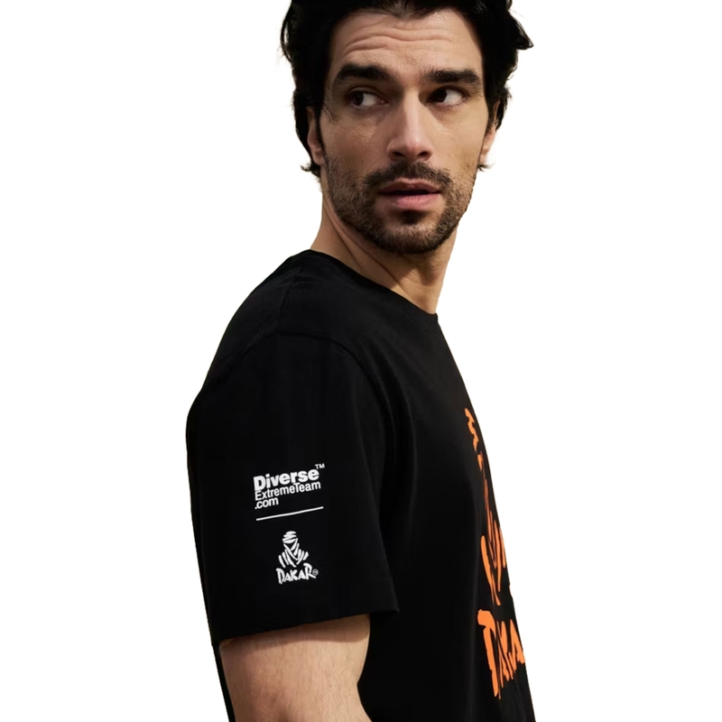 Camiseta negra con el logo del Dakar 263