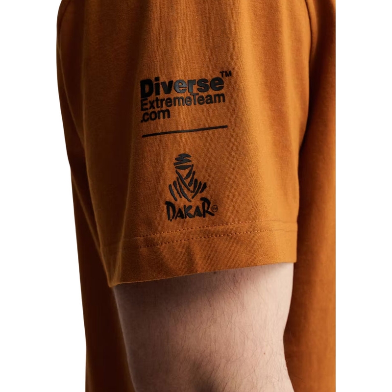 Camiseta marrón con el logo del Dakar 263